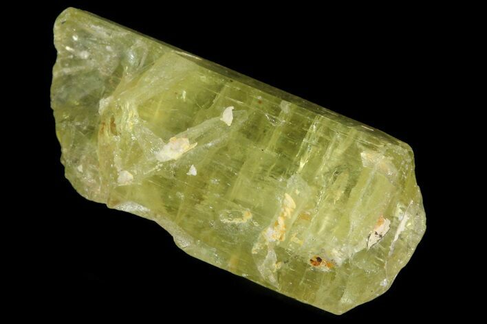 Lustrous Yellow Apatite Crystal - Morocco #82408